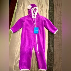 12-28 month Columbia fleece one piece winter outfit